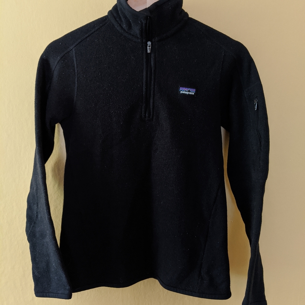 Patigonia Better Sweater, black, XS